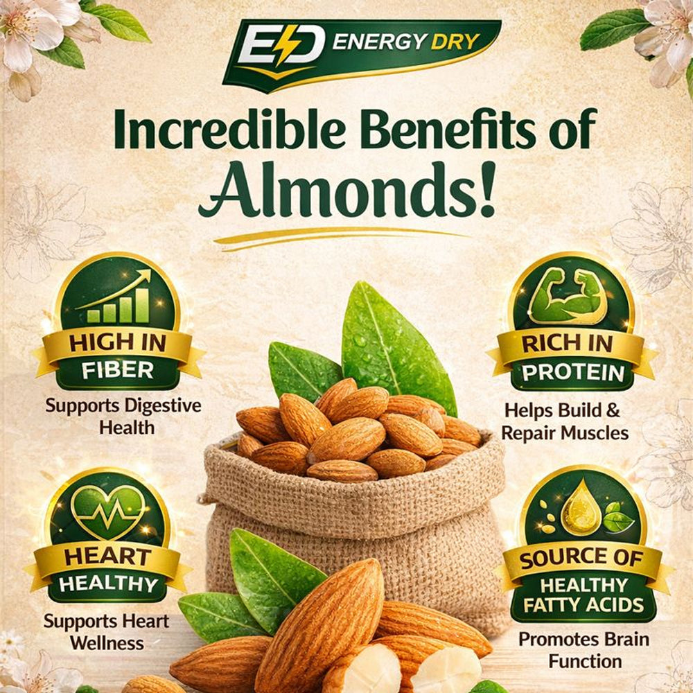 Energy Dry Almonds 1 kg